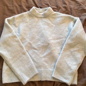 Blue over sized fit sweater